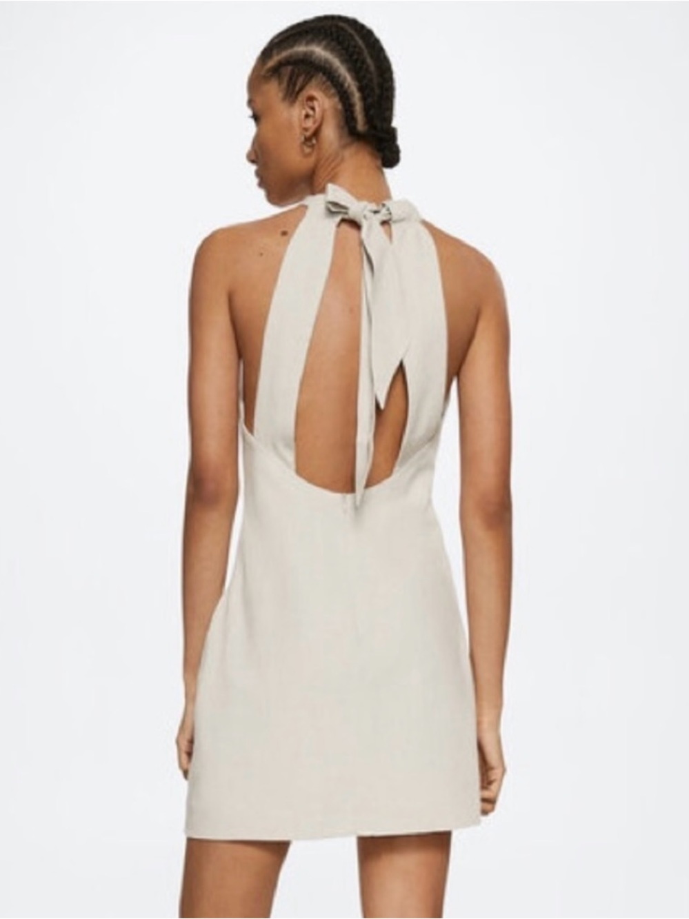 NWT Mango MNG A-line Halter Dress Size Small - Picture 4 of 12